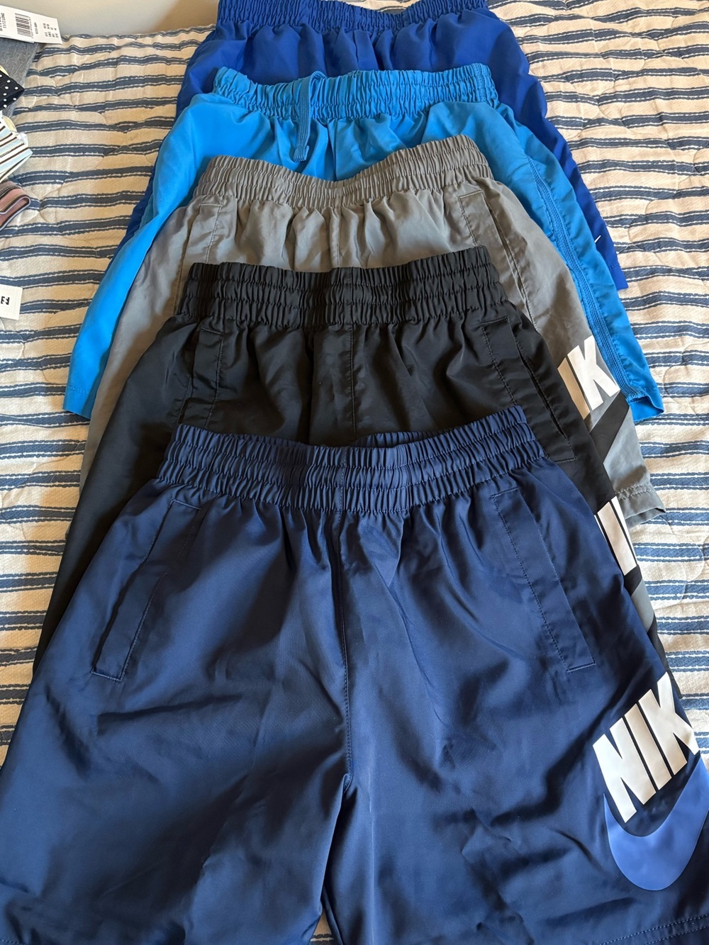 5 pairs of Nike Boy’s Athletic Shorts with